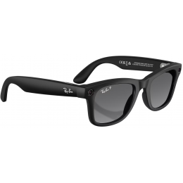 Умные очки Ray-Ban Meta* Wayfarer Gen 2 Matte Black, Поляризационные линзы Polar Gradient Graphite (RW4012), размер L